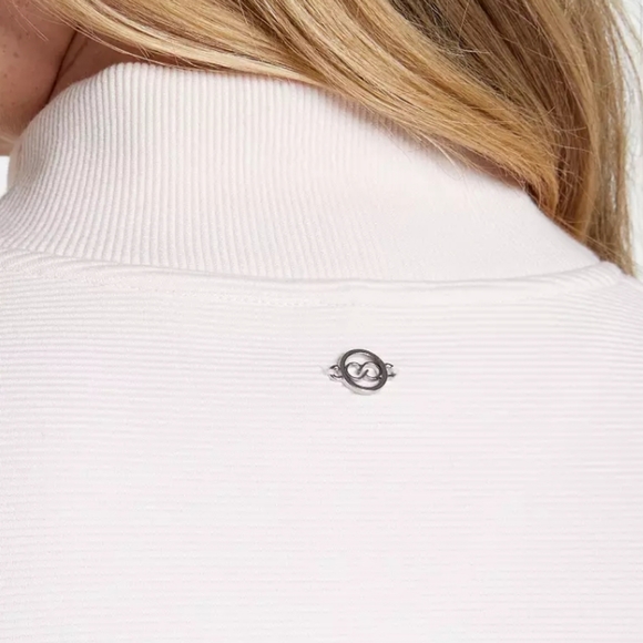 CALIA by Carrie Faded Pink Ellevate Ottoman Funnel Pullover Size XL - Picture 4 of 7